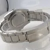 Saatı 40mm Mavi Arama Safir Cam Aydınlık El Paslanmaz Çelik Japonya NH35 Otomatik Hareketi Erkek İzle Oyster Kayışı