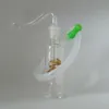 Mini Bongo de vidro de vidro Percolator Bongus água de água com 10 mm Mangueira de tubo de queimador DAP DAB DAB MANEIR