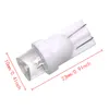 20Pcs/Lot Yellow T10 W5W 1LED Concave Head Small Car Bulbs Straw Hat For Auto Clearance Lamp Instrument Lights 12V