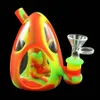 Fumée Bongs Pipe à eau Bong en verre Dab Rig Tabac Hookah Pipes forme d'oeuf