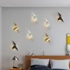Настенная лампа Светодиодная Спальня Гостиная Украшения Света Внутреннее Современное Освещение птицы Для Домашнего Лестницы Креатив