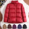 Winter Daunenjacke Frauen Pufferjacke Leichte schlanke warme Daunenmäntel Weibliche Casual Tops Winter Plus Size Parka für Frauen 210819