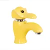 Bathroom Sink Faucets Basin White/green Brass Children's Cartoon Elephant Ceramic Washing Colorful Cold Mixer Tap