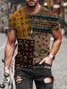 24 Styles Mens T Shirts Casual Nation Style Printing Africa Short Sleeve Clothes