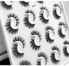 Ręcznie wykonane wielokrotnego użytku 20 pary Curling 3D Fałszywe rzęsy Zestaw Miękkie Lekkie Naturalne Długie Grube Fake Lashes Extension Makeup dla oczu 6 Modele Laser Packing