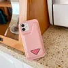 Fashion Luxury Designer Phone Cases for iPhone 11 12 13 14 15 Pro Max XS XR 7 8 Plus Leather with Inverted Triangle Protective Cover