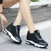 Keile Schuhe für Frauen Plattform Atmungsaktive lässige Frau Mode Sneakers Höhe Erhöhung Vulkanize Chunky y0907