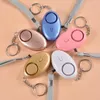 130db Egg Shape Self Defense Alarm Girl Women Kids Security Protect Alert Personal Electronic Device Safety Scream Loud Keychain Alarms