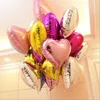 Decorazione del partito 10 pz 10 pollici rosa cuore foil palloncini a elio matrimonio buon compleanno adulto alluminio amore anniversaire ballons