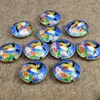 150 pcs cloisonne filigrana redonda pássaros de flores frisado por atacado colar brincos braceletes esmalte acessórios diy jóias fazendo descobertas