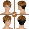 Kort Golvend Synthetisch Haar Pruiken Ombre 6 Inch Bob Pruiken Voor Zwarte Vrouwen Hittebestendige Synthetische Pruiken Dagelijks Wigfactory Direct