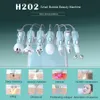 Hydra water facials Oxygen Jet Cleaning Device 8 in1 H02 High Frequency Microdermabrasion Facial Clean Beauty Machine