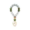 Chaveiro Anel de Silicone Pulseira Festa Festa Borboleta Borboleta Madeira Camuflagem Camuflagem Pulseira Chaveiro Pingente Prevenir Bracelets Faltantes WMQ1314