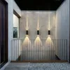 Outdoor Wall Lamps 6W Waterproof Beam LED Light AC85-265V Villa Garden Corridor Aisle Background Entrance Street