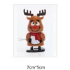 Engraçado Wind Up Toy Santa Claus Elk Snowman Brinquedos Feliz Natal Crianças Presentes 12 estilos W-01141