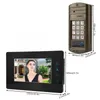 Other Door Hardware 100-240V 7inch HD Screen Wired Doorbell Waterproof Video Intercom Bell Ring Deurbel