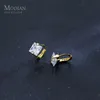 Tiny Square CZ Gold Color Hoop Earrings for Women 925 Sterling Silver Small Ear Hoops Female Fashion Jewelry Bijoux 210707