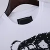 Toptan Tasarımcı Kısa Kollu PP Kafatası Tshirt Lüks T-shirt Erkekler T Gömlek Phillip Düz Tişörtleri Yüksek Sınıf Pamuk Tasarımları Çiftler Tee Erkek Top 5 S Ayakkabı