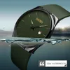 2022 Skmei kwarc zegarek mężczyzn Mężczyzna moda męskie na ręce Wodoodporne Waterproof Pu Small Dial Watches Army Green Relogio Masc 1509246d