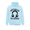 Sweats à capuche pour hommes, je ne t'entends pas, je joue, assertion de joueur, jeux vidéo, pull à capuche, jour de l'année, vêtements Geek