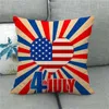 Independence Day Party Family Cushion Kussensloop Hugging Kussensloop Woondecoratie Accessoires Gift voor Mom Son