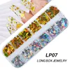 12 grilles / boîtes Love Designs Sequins de ongles irréguliers Couleur mixte Sparkle Glitter Flakes 3D Nails Art Decorations Accessories5200615