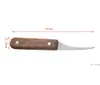 Фабрика креветки девоинтер инструмент очиститель нож из нержавеющей стали с деревянной ручкой для прокладки для креветки кухонные инструменты для кухни морепродукты LLE11963
