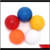 Palline da 20 pezzi per sport all'aria aperta, in plastica, per allenamento indoor, con cavità da golf, E7M6H Ypy5K