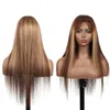 Cabelo 100% brasileiro reto 13x4 Human Hair Lace Wig todos os tamanhos destaques sem costura