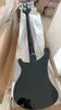 Promiton! Backer 4 Strings Black 4003 Electric Bass Guitar Chrome Hardware, Triangle MOP Inlay, Rosewood Fingerboard