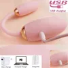 NXY EGGS Dual Vibrator Double Head Jump Egg Dildo Vibrators CLIT VAGINA MASSAGE Anal Butt Plug Vuxen Erotic Sex Toy for Women Mast7110214