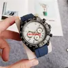 Montres de luxe pour hommes Montre à quartz classique en silicone de marque pour hommes