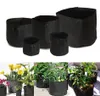 Non tissé Grow Pouch Root Container Pots Outdoor Gardening Plantation Sacs de culture OOA1561