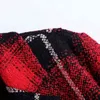 Kobiety Platforma Płaszcz Jesień Zima Podwójna Breasted Moda Modna Długość Płaszcze Odzież Odzież Długie Rękaw Szeroki Pięciowy Kurtka Manteau Femme 210515