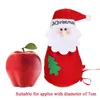 Cadeaux de Noël Wrap Sacs à cordon Dessin animé Père Noël Bonhomme de neige Cerf Candy Apple Sac Décoration de Noël JJD10836