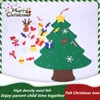 DIY Felt Kerstboom Kinderen Speelgoed Kunstmatige Kerstboom Muur Opknoping Ornamenten Home Kerstdecoratie Xmas Gift Over GGB2402