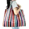 100Colors Shopping Tote Bag Tient dans la poche Respectueux de l'environnement Lavable Durable et léger Sacs de rangement d'épicerie réutilisables Sac à main pliable par mer