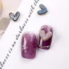 Nail Art Decorations TSZS 10 stks / partij Metaallegering met Crystals Charms Hart Accessoires Rhinestones