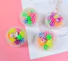 Ballong Toy 24/PCS Sensory Fingers Toys 6cm Color Bead Ball TPR Gummi Knådan Autism Angst Stress Reliever Sale H33HRJ71622183