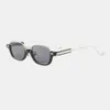 Men Siamese Piece Frameless Personality Fashion Polarized UV Protection Sunglasses