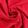 Mode simple boutonnage veste d'hiver solide mince femme rouge noir bottons manches vêtements d'extérieur bureau femmes long manteau global G2055 211025