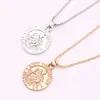 Hangende kettingen vallen handgemaakte heren zware st Christopher ketting reiziger medaillon bijbel Jezus bescherming sieraden doop geschenken 5402993