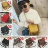 Moda niños leopardo borla Mini monedero PU poliéster gamuza versión coreana bandolera chica Snack caramelos billetera de un solo hombro