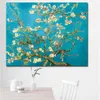 Arbre d'amandier en fleurs par Van Gogh, reproduction de fleurs, peinture à l'huile, toile imprimée, tableau mural pour salon, 2234