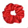 Mutil Color Velvet Scrunchies Elastic Hair Band för kvinnor Flickor Ponytailhållare för tjockt hårbana Slipsar Smycken Partihandel