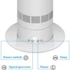 EE. UU. De Stock SanaSmart Tamaño Suficiente Ventilador singular, ventilador de toalla de pie, configuración de 10 velocidades, cierre de tiempo de 10 horas, bajo ruido, 39 in4122