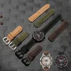 Bracelet de montre en cuir véritable nubuck pour montre Timex T2n721 T2n720 739 Tw2t6300 bande 24*16mm bracelet de montre avec vis et outils H0915