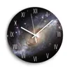 Wall Clocks Decorative Clock Mute Clockwork Night Starry Sky Acrylic 3D DIY Modern Design For Living Room Kitchen Watch