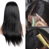 Brazilian Virgin Human Hair T-Shaped 13*1 Lace Wigs Natural Color Straight Body Wave 10--26inch