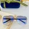 Sunglasses For Men and Women Summer style AntiUltraviolet 0399 Retro Plate metal Rectangular full frame fashion Eyeglasses Random1465156